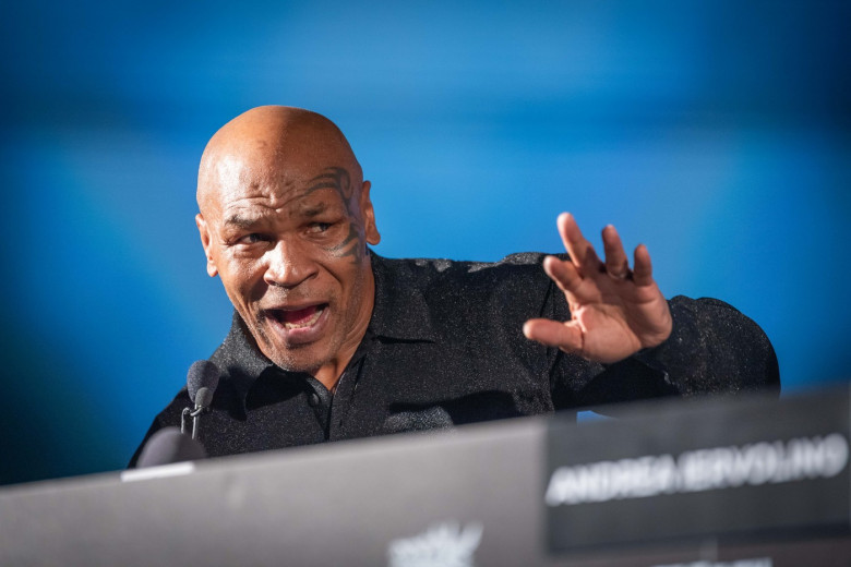 Mike Tyson At The Press Conference For The Movie 'Bunny-Man' By Prodea Group Production In Turin - 07 Feb 2024