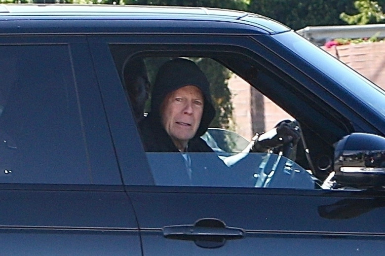 *EXCLUSIVE* Bruce Willis enjoys a car ride around Los Angeles