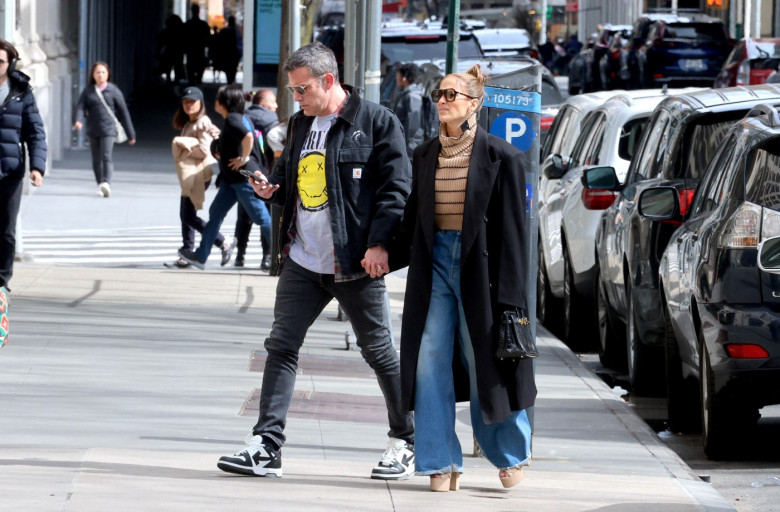 Jennifer Lopez and Ben Affleck out  - NYC