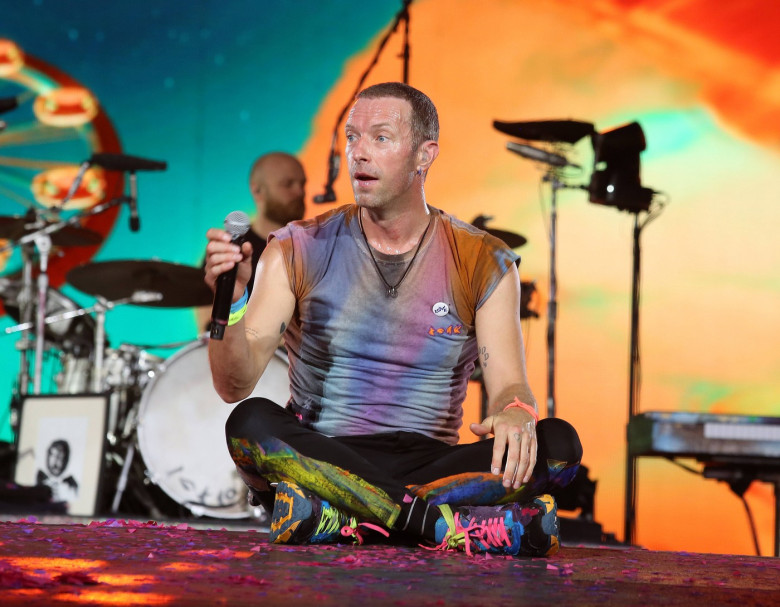 Coldplay in concert in Milan