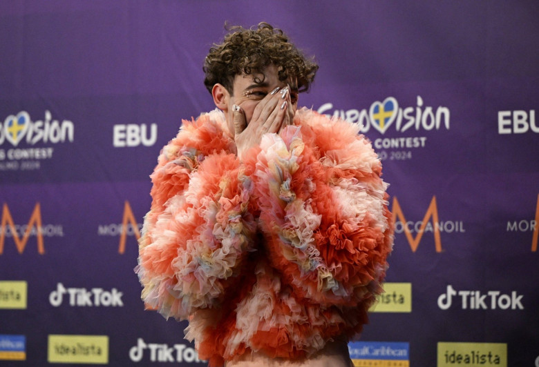 The Winner of Eurovision Song Contest Nemo of Switzerland during press conference after the Grand Final of the Eurovisio