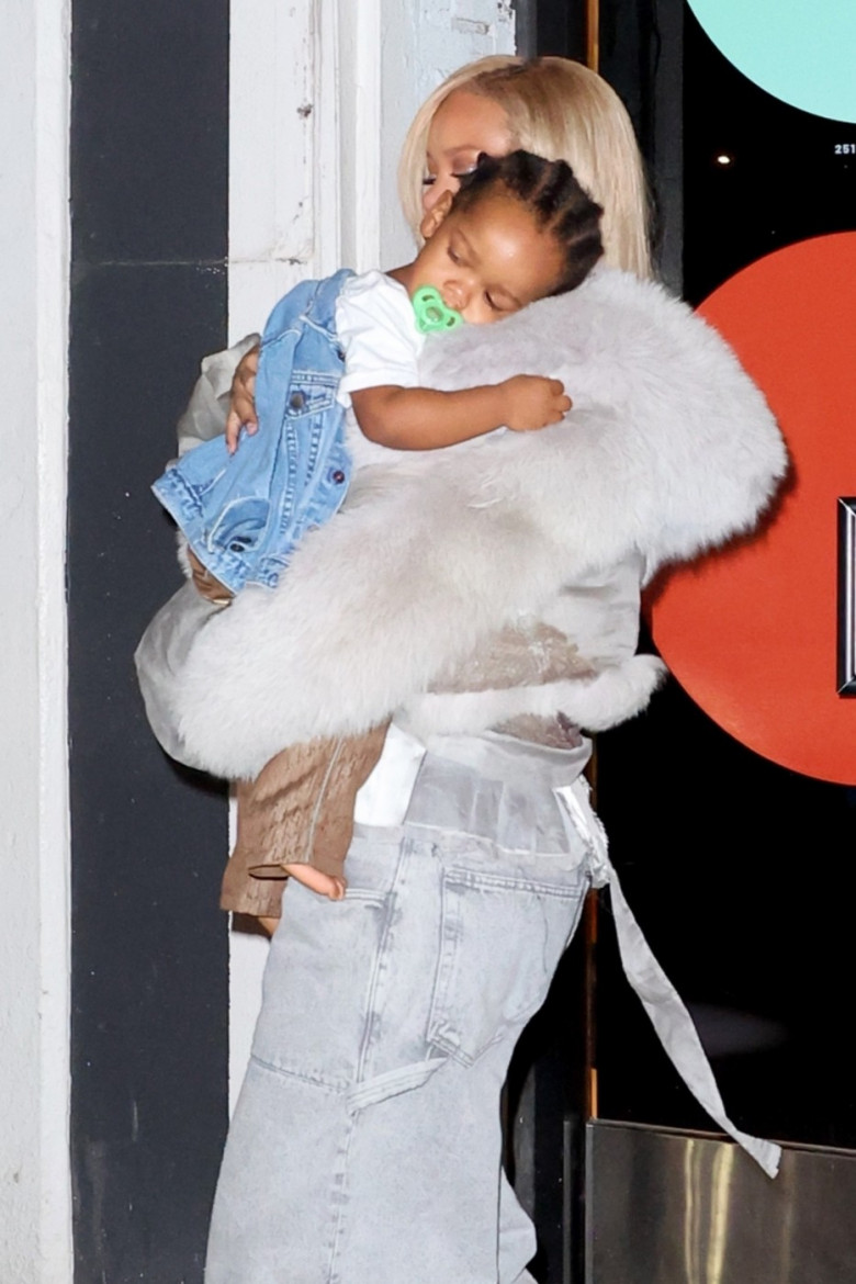 Rihanna steps out with A$AP Rocky after celebrating their son RZA's second birthday in New York City