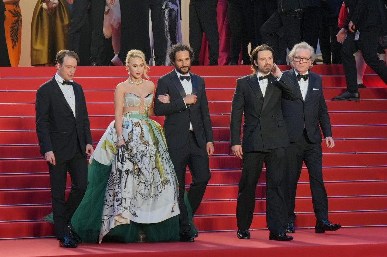 The 77th Annual Cannes Film Festival - The cast of “The Apprentice” leaves the "Grand Theatre Lumiere"