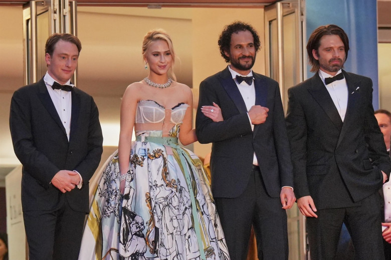 The 77th Annual Cannes Film Festival - The cast of “The Apprentice” leaves the "Grand Theatre Lumiere"