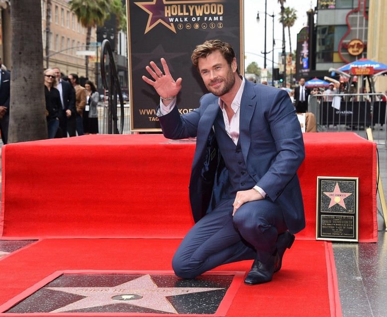 Hollywood, USA. 23rd May, 2024. Chris Hemsworth at Chris Hemsworth's Hollywood Walk of Fame Star Ceremony in Hollywood, CA on May 23, 2024 © Lisa OConnor/AFF-USA.com Credit: AFF/Alamy Live News