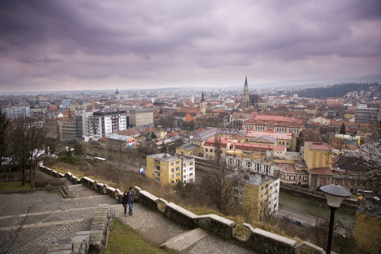 City skyline, Cluj, Romania