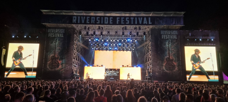Megadeth Konzert am 25. August 2023 in Aarburg. Konzert der US-amerikanischen Metalband Megadeth am Riverside Festival a