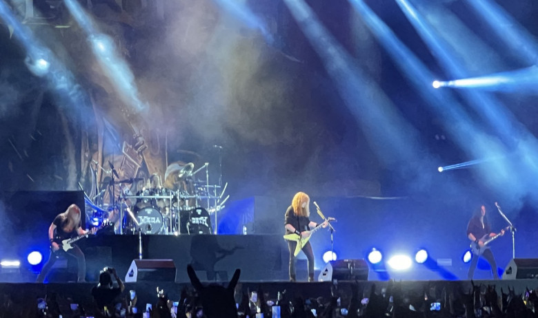 American metal band Megadeth performs in Istanbul
