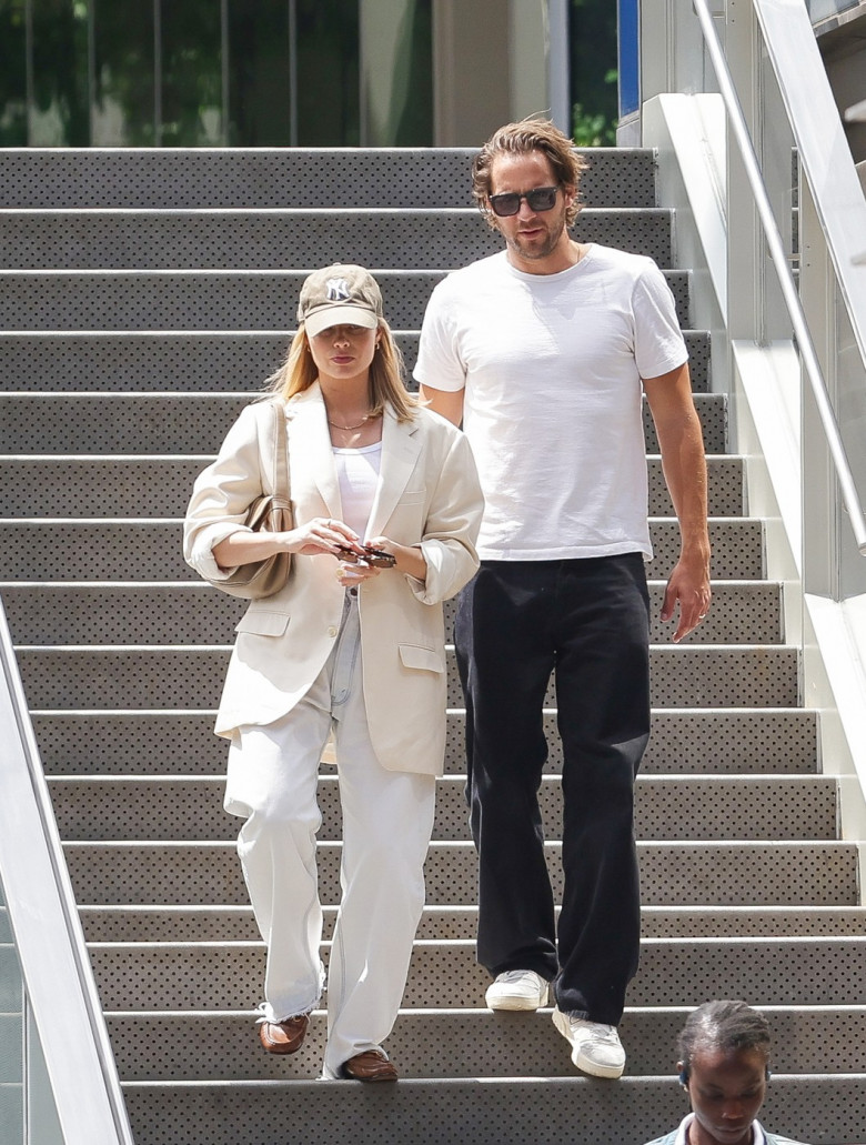 EXCLUSIVE: Margot Robbie is Spotted Out With Husband Tom Ackerley in New York City.