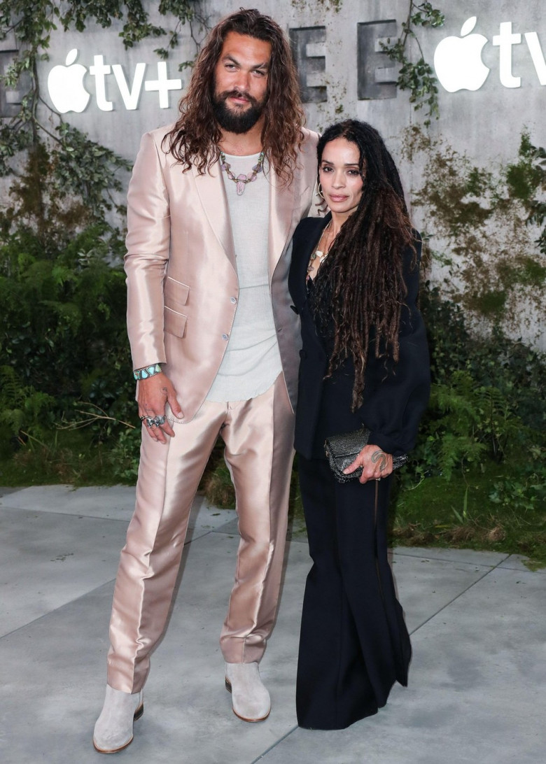 Westwood, United States. 12th Jan, 2022. (FILE) Jason Momoa and Lisa Bonet Announce Split After Nearly 5 Years of Marriage. WESTWOOD, LOS ANGELES, CALIFORNIA, USA - OCTOBER 21: American actor Jason Momoa and wife/American actress Lisa Bonet arrive at the