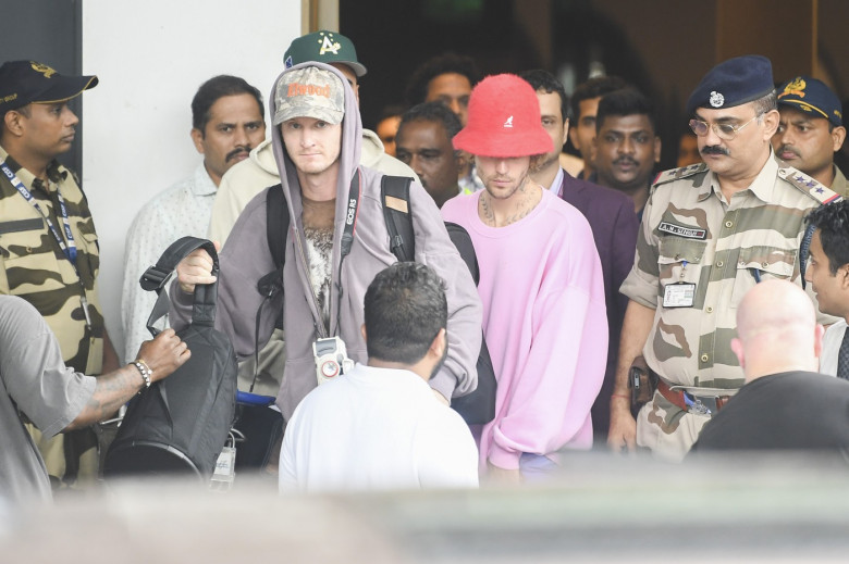 Justin Bieber Lands In Mumbai To Perform At Indian Billionaire Anant Ambani's Wedding Bash - 04 Jul 2024