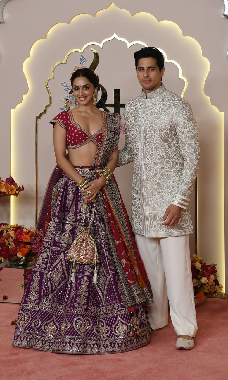 Wedding red carpet of Anant Ambani &amp; Radhika Merchant in Mumbai, India - 12 Jul 2024