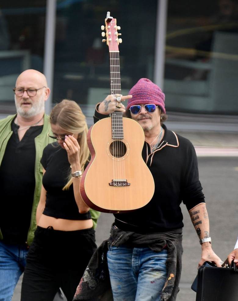 *PREMIUM-EXCLUSIVE* MUST CALL FOR PRICING BEFORE USAGE - First Pictures of a possible couple alert as the American Actor and Musician Johnny Depp is seen out in London with the Russian beautician named Yulia.*PICTURES TAKEN ON 11/07/2024*