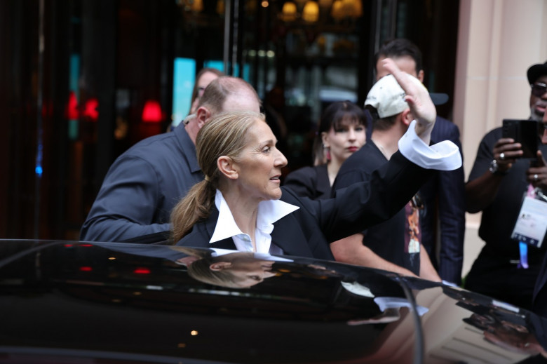 Celine Dion Leaves Her Hotel To Go To The Rehearsal For The 2024 Olympics Ceremony In Paris - 23 Jul 2024