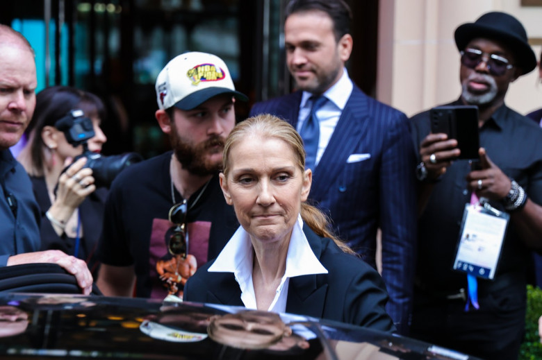 Celine Dion Leaves Her Hotel To Go To The Rehearsal For The 2024 Olympics Ceremony In Paris - 23 Jul 2024