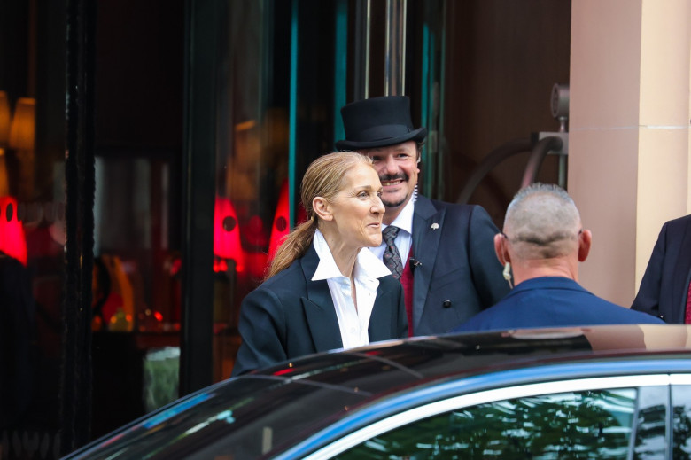 Celine Dion Leaves Her Hotel To Go To The Rehearsal For The 2024 Olympics Ceremony In Paris - 23 Jul 2024