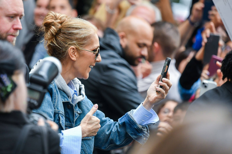 PARIS Celine Dion leaves the Royal Monceau before the opening ceremony Olympics Games Paris 2024