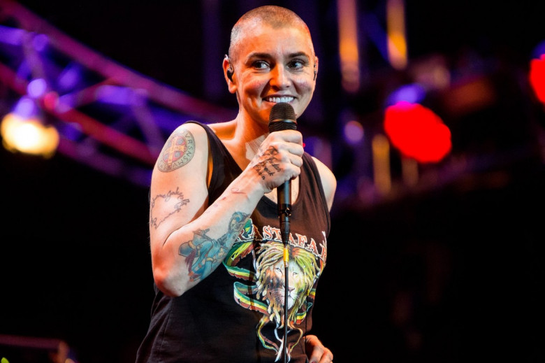 Lugano Switzerland. 11th July 2014. The Irish singer songwriter SINEAD O'CONNOR performs live at Piazza Della Riforma during the "Estival Jazz Lugano 2014" Credit:  Rodolfo Sassano/Alamy Live News