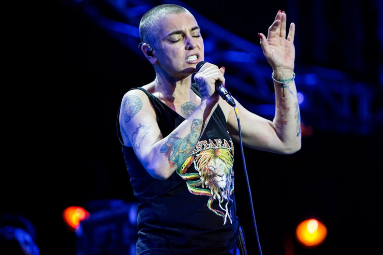 Lugano Switzerland. 11th July 2014. The Irish singer songwriter SINEAD O'CONNOR performs live at Piazza Della Riforma during the "Estival Jazz Lugano 2014" Credit:  Rodolfo Sassano/Alamy Live News