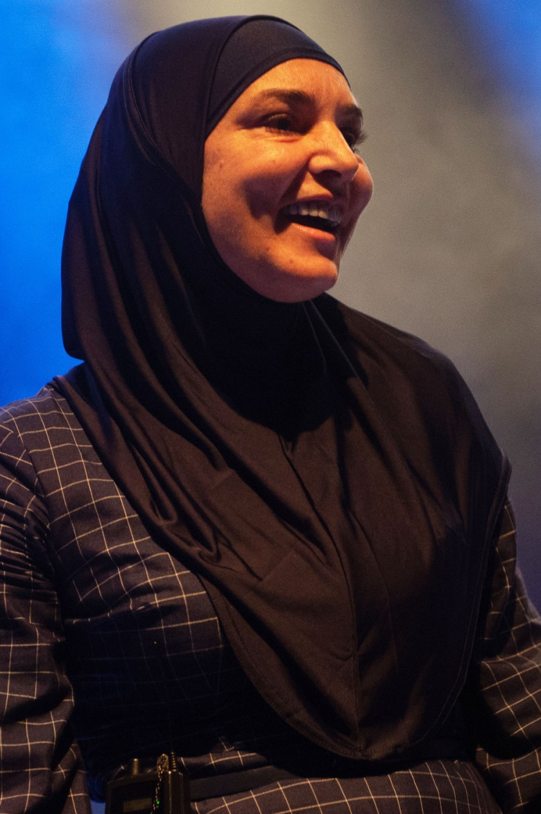 Sinéad O'Connor performing at Shepherd's Bush Empire in London.