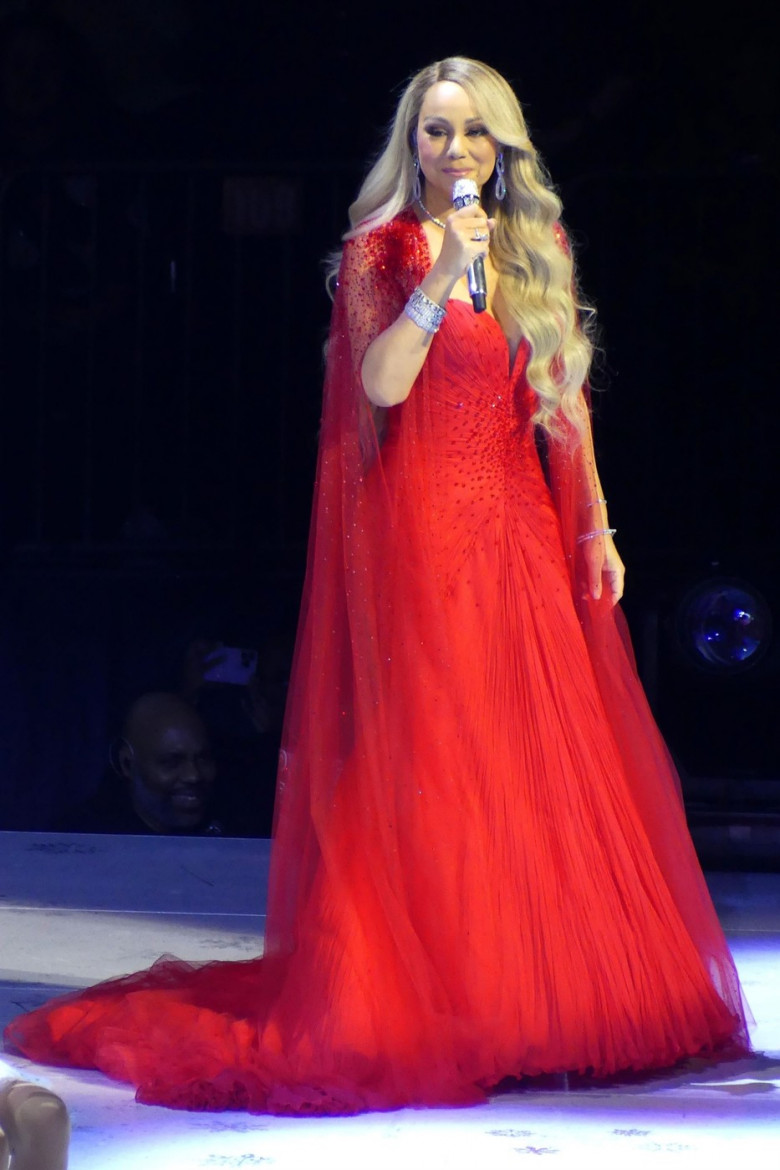 Mariah Carey performs in concert in New York