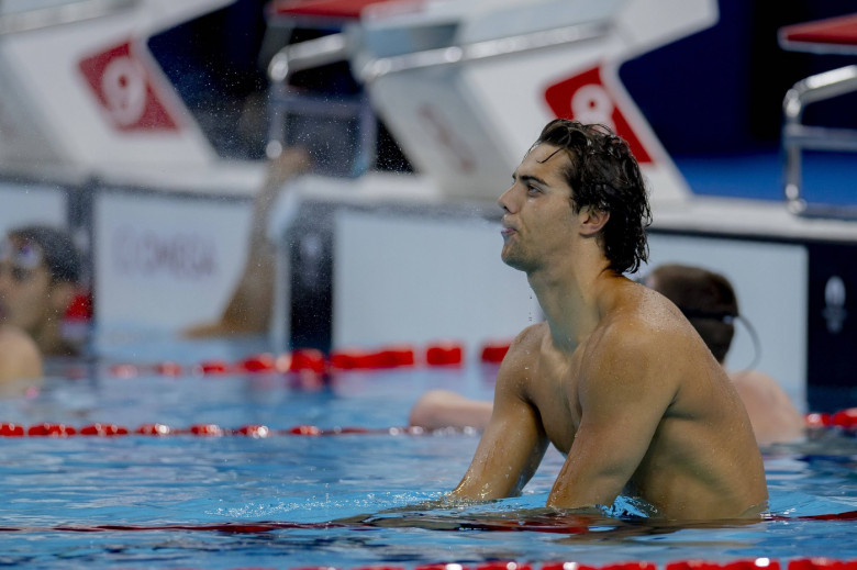 Paris, Frankreich 29.07.2024: Finals Schwimmen Tag 3, Thomas Ceccon, ITA (Photo by JoKleindl) Paris, Frankreich 29.07.20