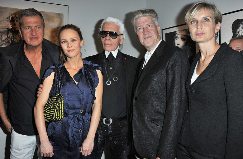 Karl Lagerfeld Exhibition Launch at Maison Europeenne de la Photographie