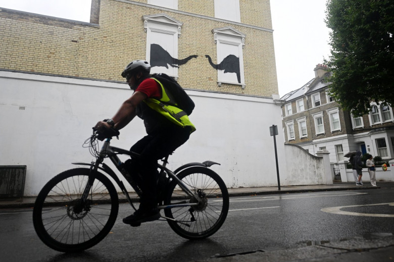 New Banksy artwork in Chelsea, London, UK - 06 Aug 2024