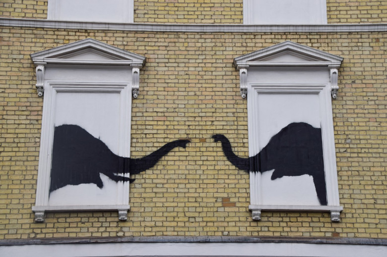 New Banksy artwork appears in Chelsea, London, UK - 06 Aug 2024