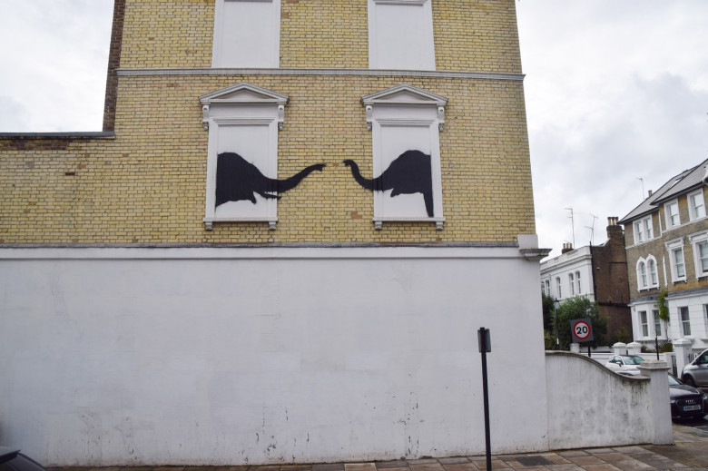 New Banksy artwork appears in Chelsea, London, UK - 06 Aug 2024