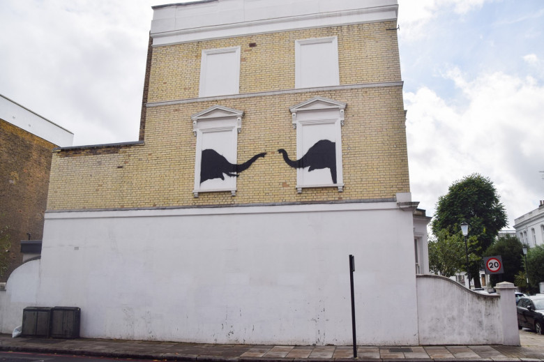 New Banksy artwork appears in Chelsea, London, UK - 06 Aug 2024