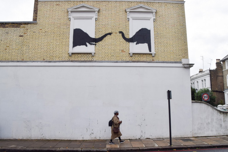 New Banksy artwork appears in Chelsea, London, UK - 06 Aug 2024