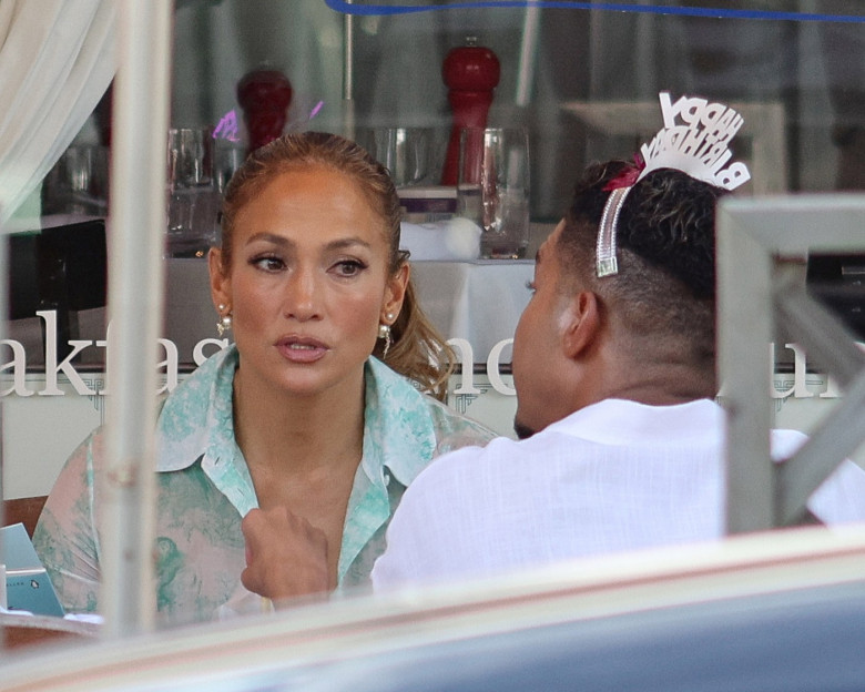 Jennifer Lopez is Spotted Out to Lunch on Her Birthday in the Hamptons