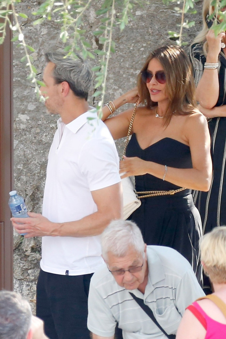 *EXCLUSIVE* Sofia Vergara and Justin Saliman enjoy a holiday with family and friends in the South of France