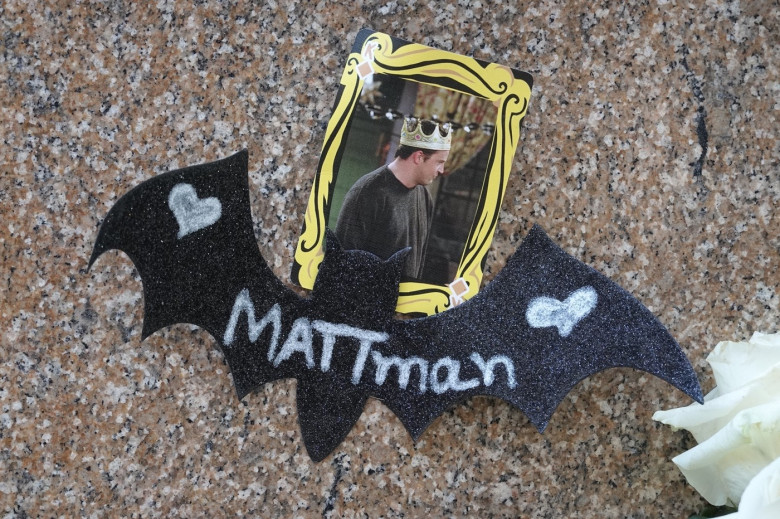 *PREMIUM-EXCLUSIVE* Matthew Perry’s 'Mattman' grave at Forest Lawn revealed