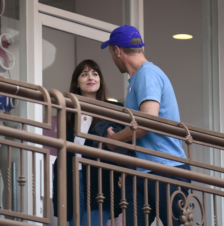 EXCLUSIVE: Dakota Johnson and Chris Martin Enjoy a romantic date night in Hollywood