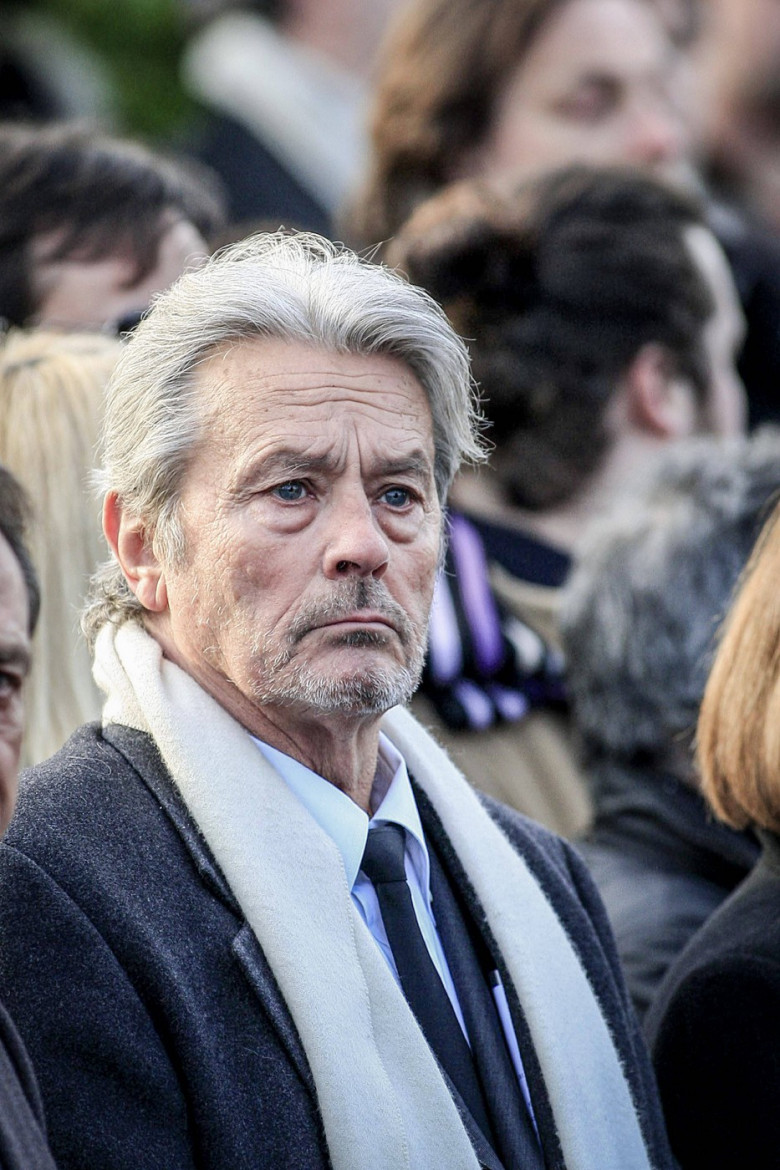 Paris, France, le 18 aout 2024 - Archive datant du 15 janvier 2009 du comedien francais Alain Delon qui est decede _ Arc