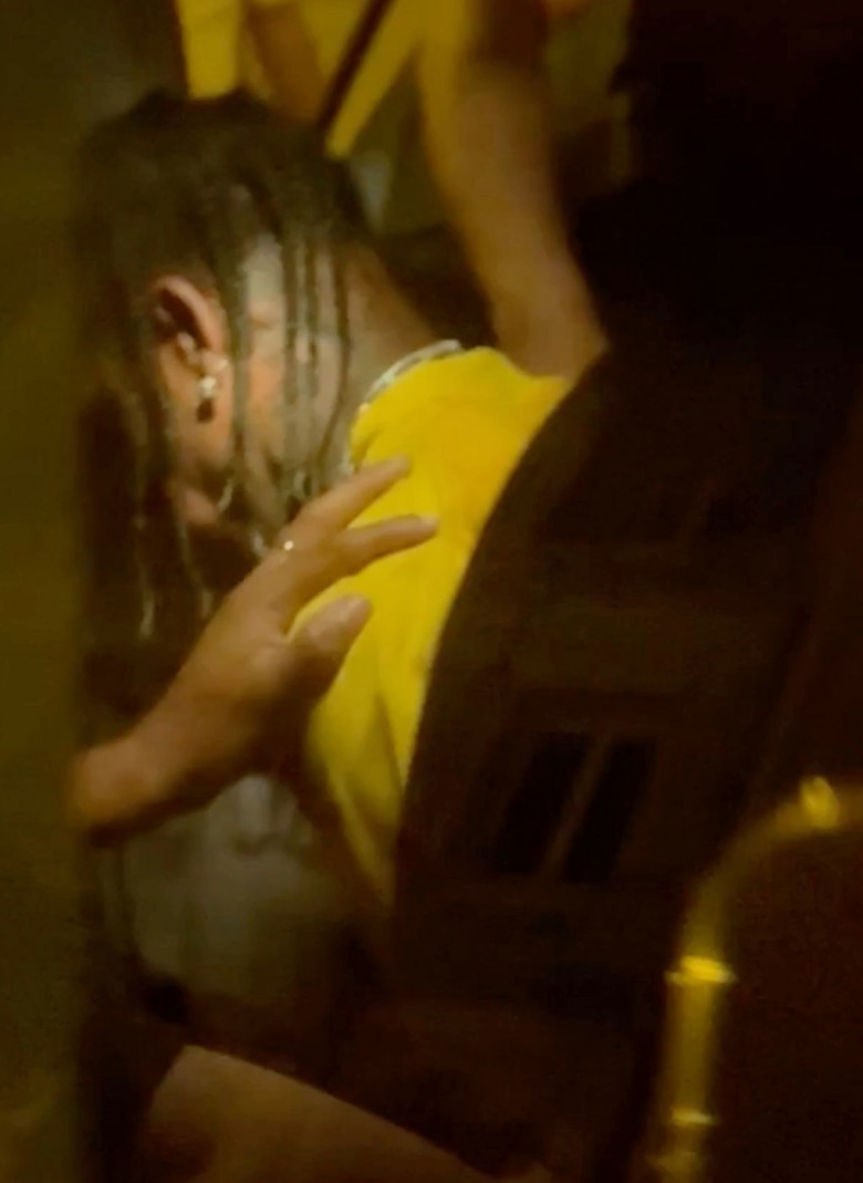 *PREMIUM-EXCLUSIVE* *MUST CALL FOR PRICING* The American Rapper Travis Scott is arrested, handcuffed and led away by Police from the George V Four Seasons Hotel in Paris.