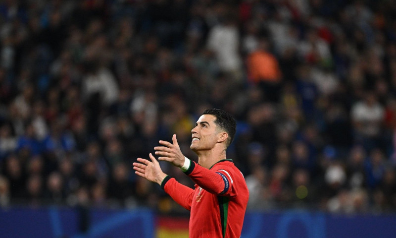 Hamburg, Germany. 6 July, 2024. Cristiano Ronaldo of Portugal during the UEFA EURO 2024 - Quarter-finals - Portugal vs France at Volksparkstadion.Credit: Meng Gao/Alamy Live News