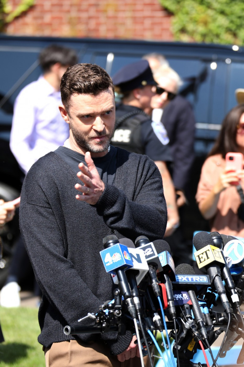 Justin Timberlake In Sag Harbor for his Drunk Driving Sentence, New York, USA - 13 Sep 2024