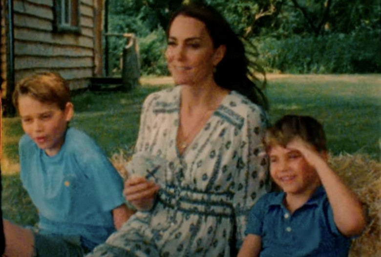 Kate Middleton annonce en avoir fini avec la chimiothérapie lors d'une vidéo en famille diffusée lundi 9 septembre 2024