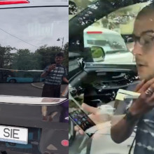 (VIDEO) Tudor Chirila agresat pe strada de un sofer parcat neregulamentar. „Mi-a smuls telefonul din mana, m-a injurat”