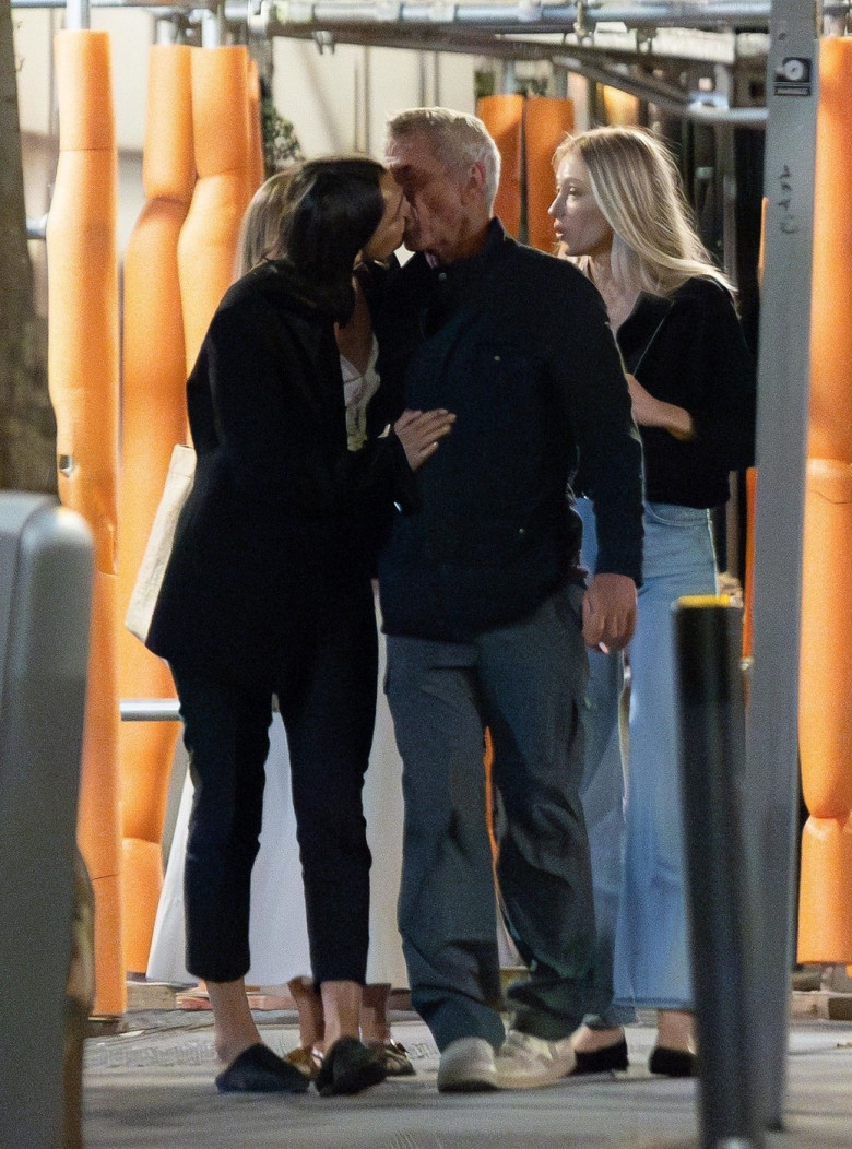 *PREMIUM-EXCLUSIVE* *MUST CALL FOR PRICING* The American actor and film director Sean Penn packs on the PDA with a new, younger looking girlfriend believed to be the actress Valeria Nicov seen during a night out in Madrid, Spain. *PICTURES TAKEN ON THE 04