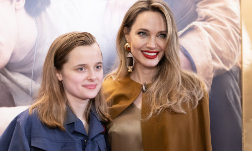 Angelina Jolie at The Outsiders Broadway Opening