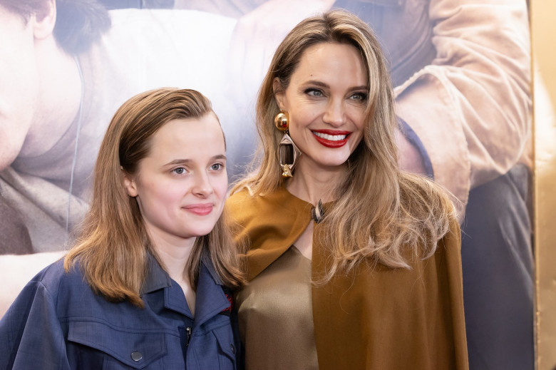 Angelina Jolie at The Outsiders Broadway Opening