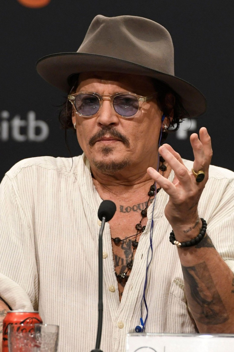 Johnny Depp bei der Pressekonferenz zum Kinofilm 'Modi - Three Days on the Wings of Madness' auf dem 72. Internationalen Filmfestival San Sebastian / Festival Internacional de Cine de San Sebastin im Kursaal. San Sebastian, 24.09.2024