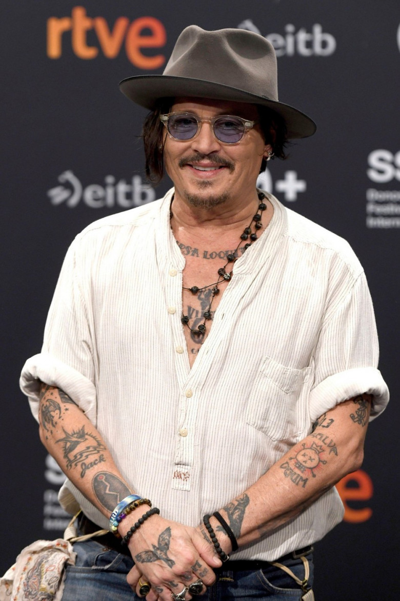 Johnny Depp bei der Pressekonferenz zum Kinofilm 'Modi - Three Days on the Wings of Madness' auf dem 72. Internationalen Filmfestival San Sebastian / Festival Internacional de Cine de San Sebastin im Kursaal. San Sebastian, 24.09.2024