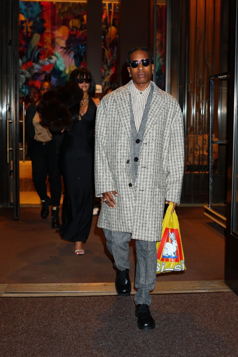 Rapper ASAP Rocky Celebrates His Birthday with Rihanna by His Side in NYC!