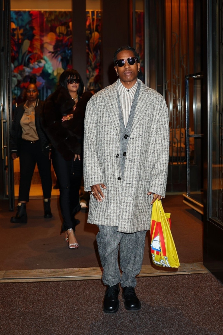 Rapper ASAP Rocky Celebrates His Birthday with Rihanna by His Side in NYC!