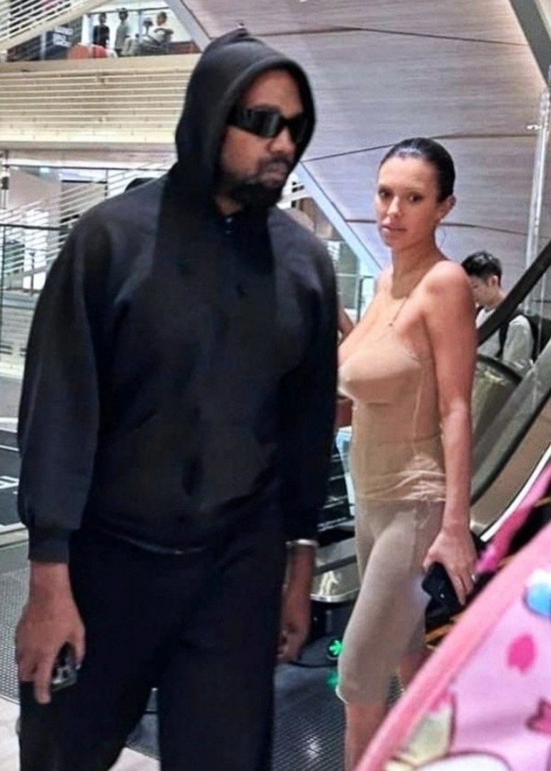 Kanye West and Bianca Censori spotted with the kids shopping in a Tokyo supermarket